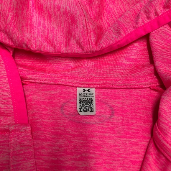 Under Armour Pink Lightweight Hoodie Shirt S - Picture 6 of 6